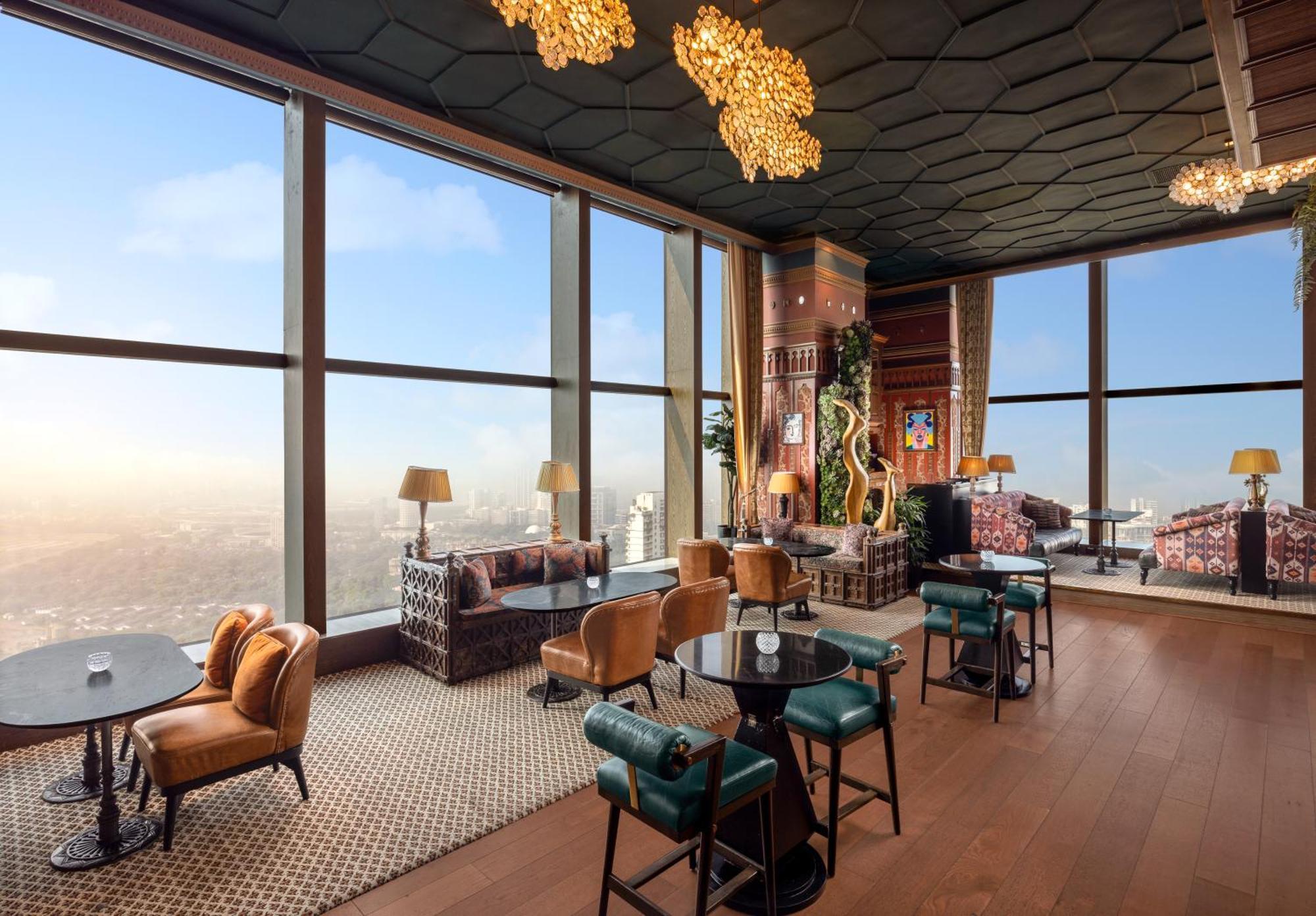 The St. Regis Mumbai Hotel Kültér fotó The 87th Lounge