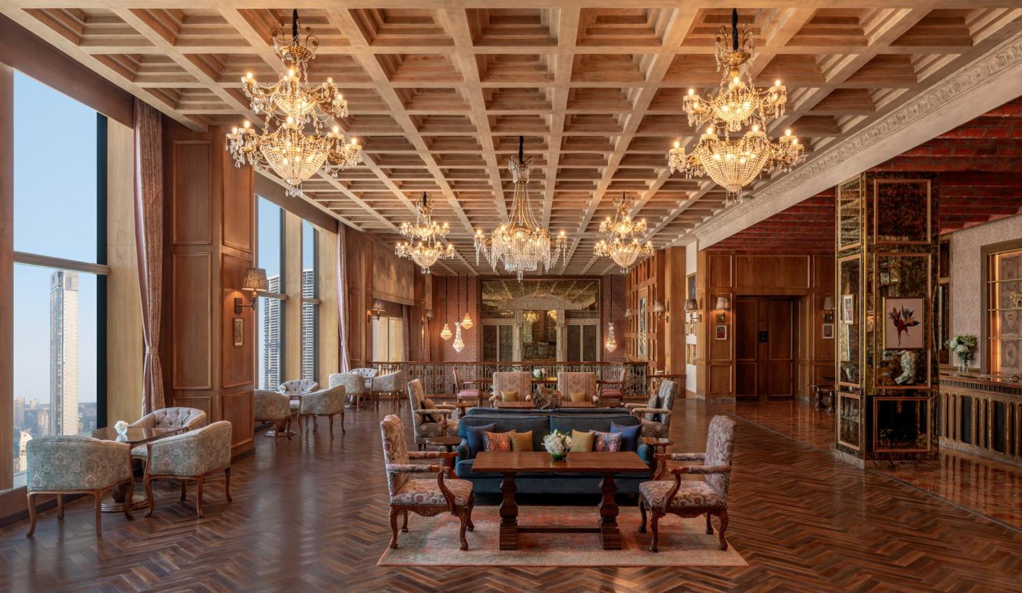 The St. Regis Mumbai Hotel Kültér fotó The Club Lounge at the 36th floor